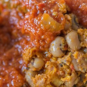 Mashed Sweet Beans & Sauce